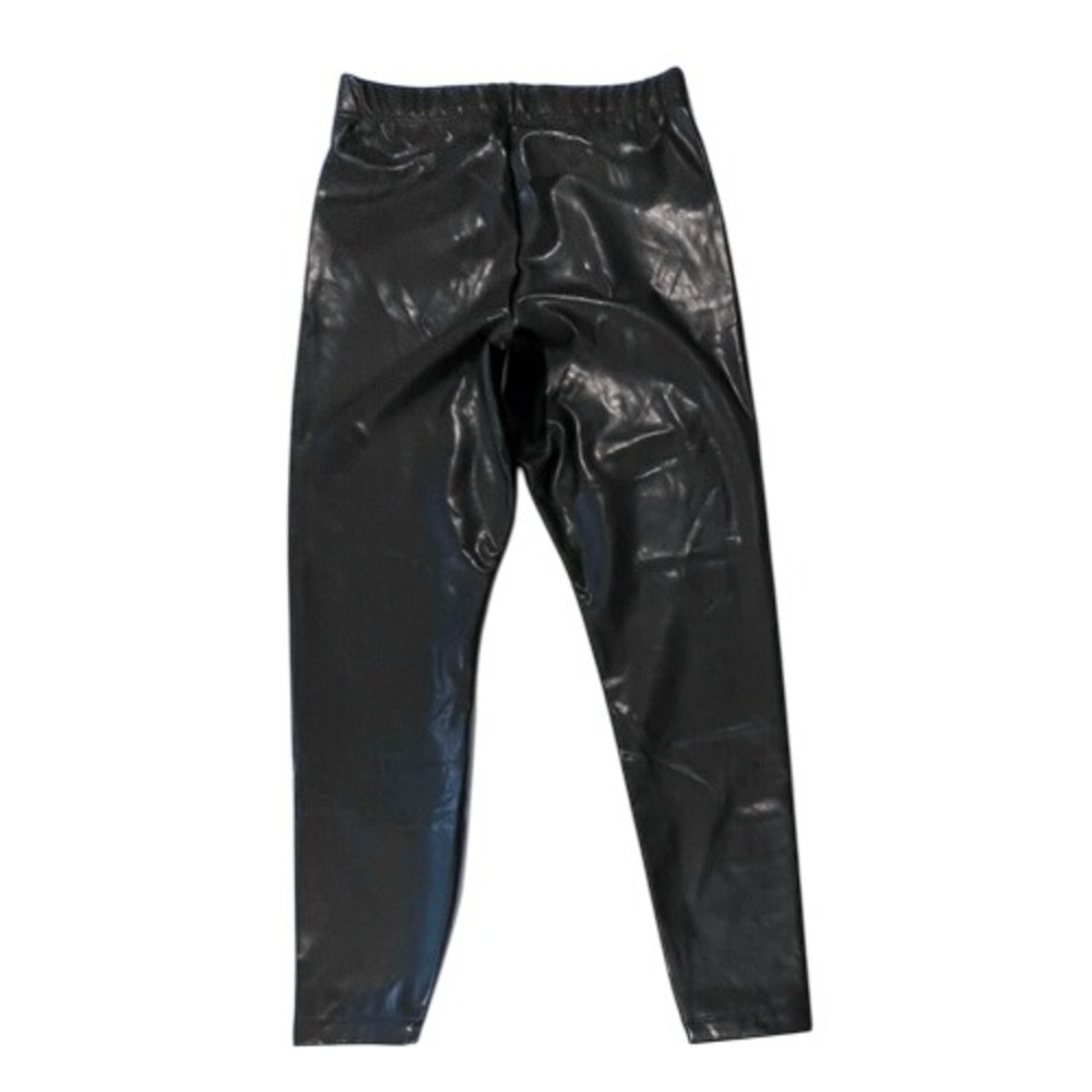 Old Navy Black Faux Leather Skinny Pant MEDIUM Modern Fit‎ Baddie Mob Wife